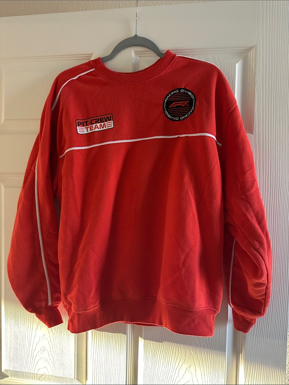 Red F1 Pit Crew Crewneck Sweatshirt